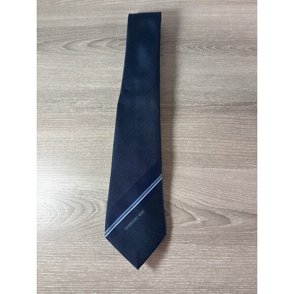 Mercedes-Benz van Megan Krefeld Men's Blue Tie- EUC - Picture 1 of 4